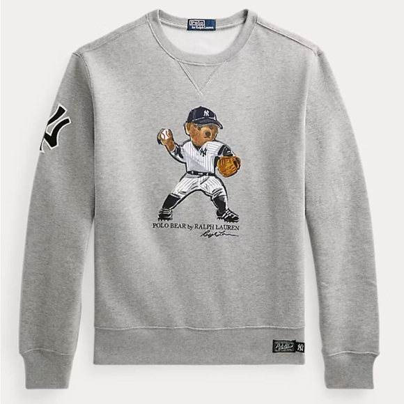 ‼️SOLD‼️ Polo Ralph Lauren NY Yankees MLB Polo Bear Sweatshirt - Picture 6 of 6